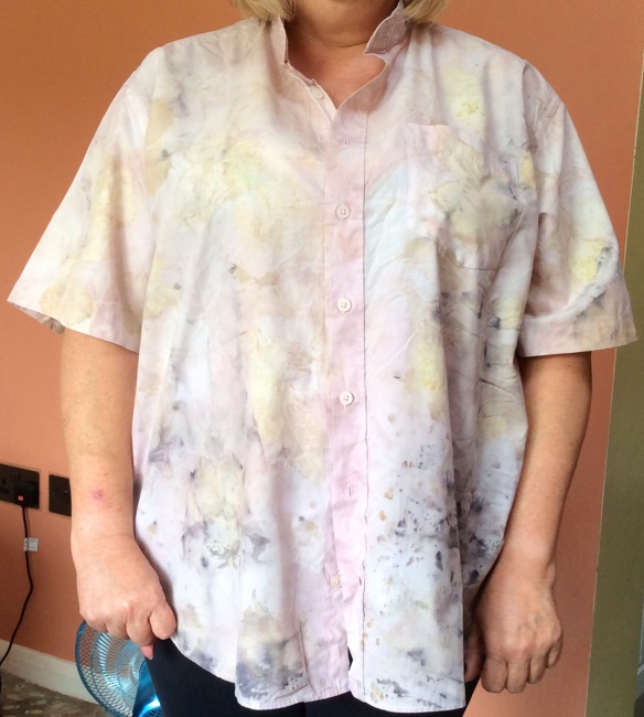 Pale Logwood and Eco Dyed Shirt